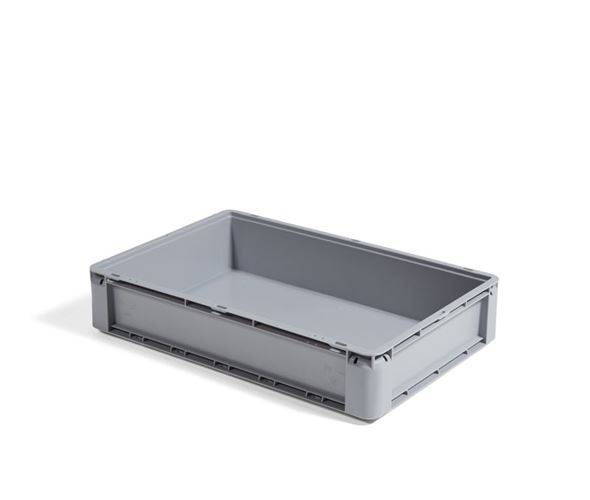Eurokasse, 21l LxBxH 600x400x120mm PP Euroclick fra 10 stk