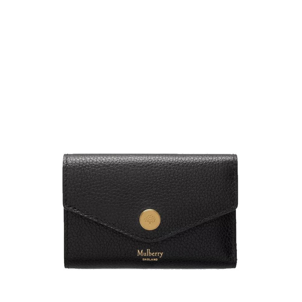 Mulberry Foldet Multi-Card Wallet - Accessories - Dame - Sort - ONE SIZE - Læder