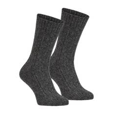 Ragg 2-pack strumpor, DK GREY MELANGE, Unisex, 43/46