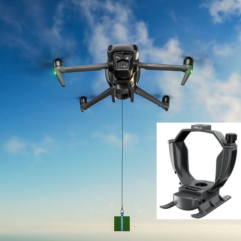 STARTRC Airdrop Air Dropping System Remote Thrower Transport Gift Delivery Device med ökad landningsställ LED-ljus för D