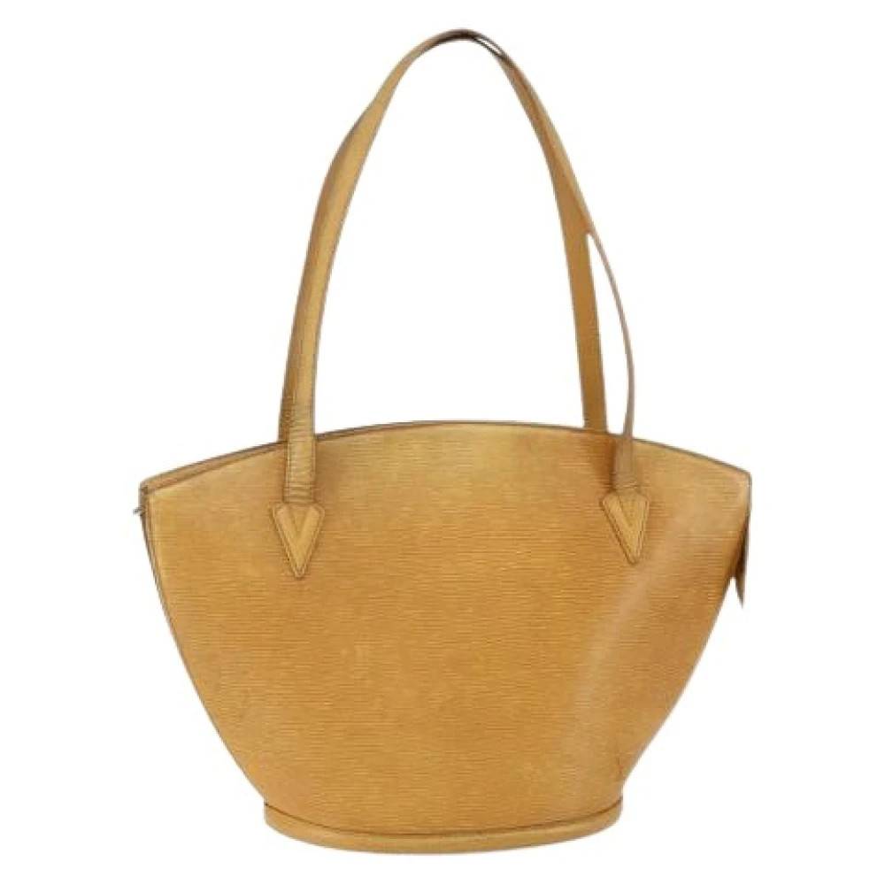 Louis Vuitton Vintage Pre-owned Vintage Skuldertaske - Vintage - Dame - Gul - ONE SIZE - Uld