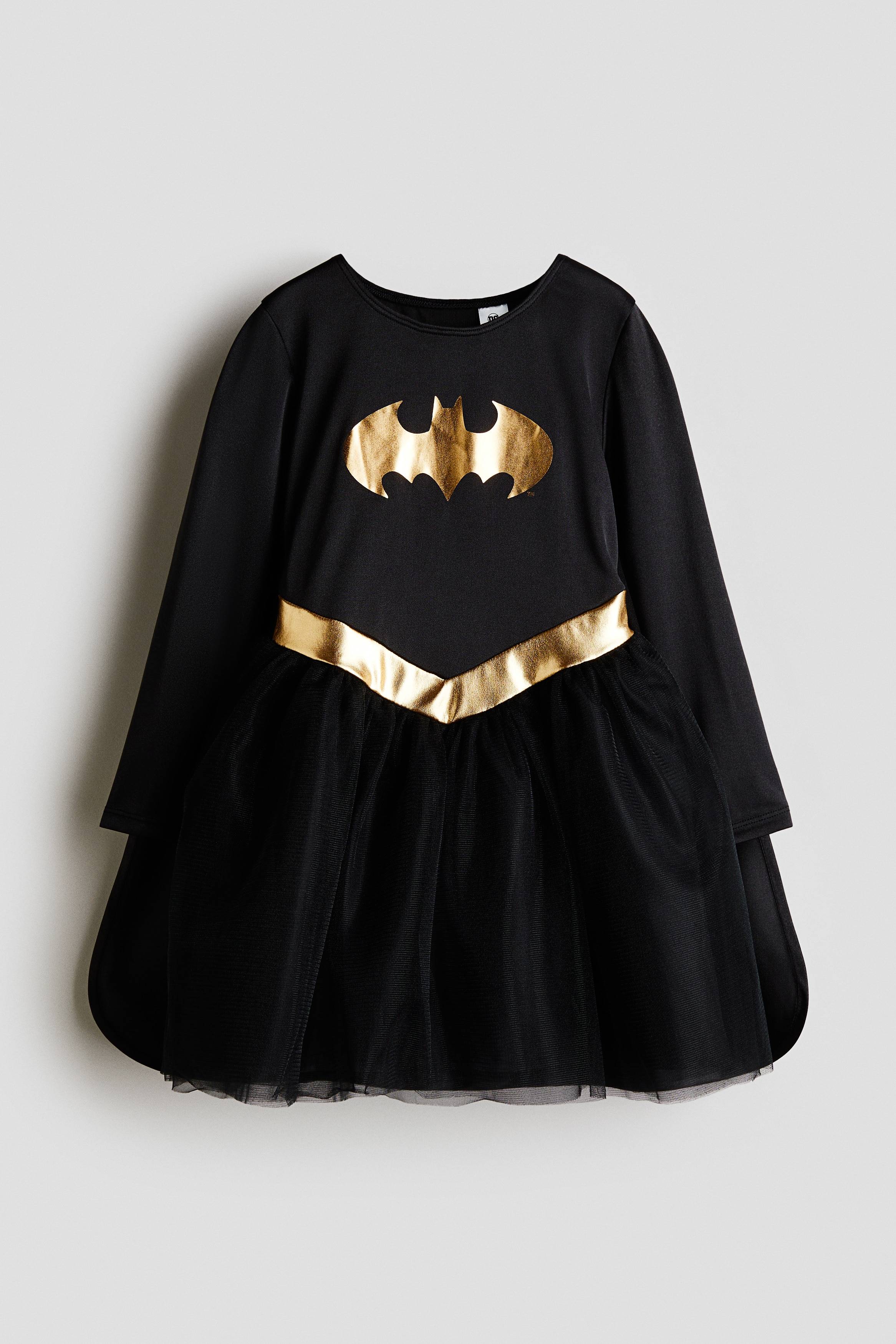 H & M - 2-piece fancy dress costume set - Black/Batman