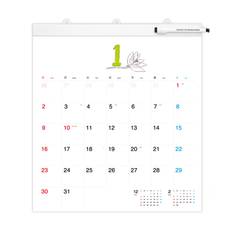 Hobonichi Whiteboard Calendar 2025 Full Size Wall Hanging