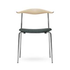 Spisebordsstol CH88P i eg af Hans J. Wegner, stof