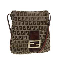 Fendi Vintage Shoulder Bag Stl. - Axelremsväskor Från Magasin - Brown (W 19cm x H 21cm x D 3cm)