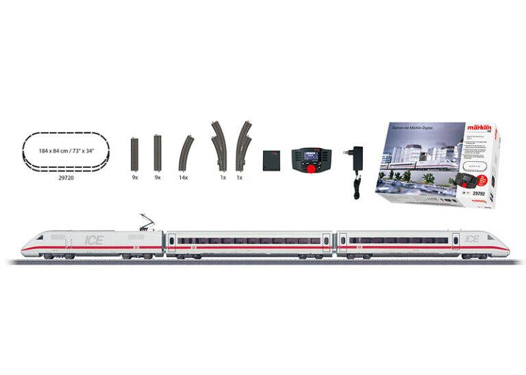Märklin, 29792, Digital Startsats ”ICE 2”, skala H0