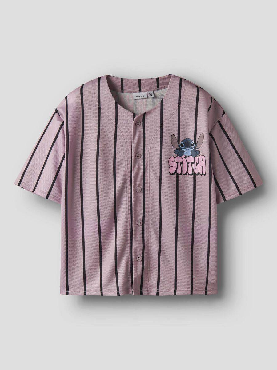 Stitch Skjorta - Lila - 146/152