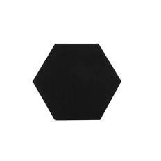 Shape Acoustic - Hex - Lydabsorberende vægelementer 25x25 cm (Sort)