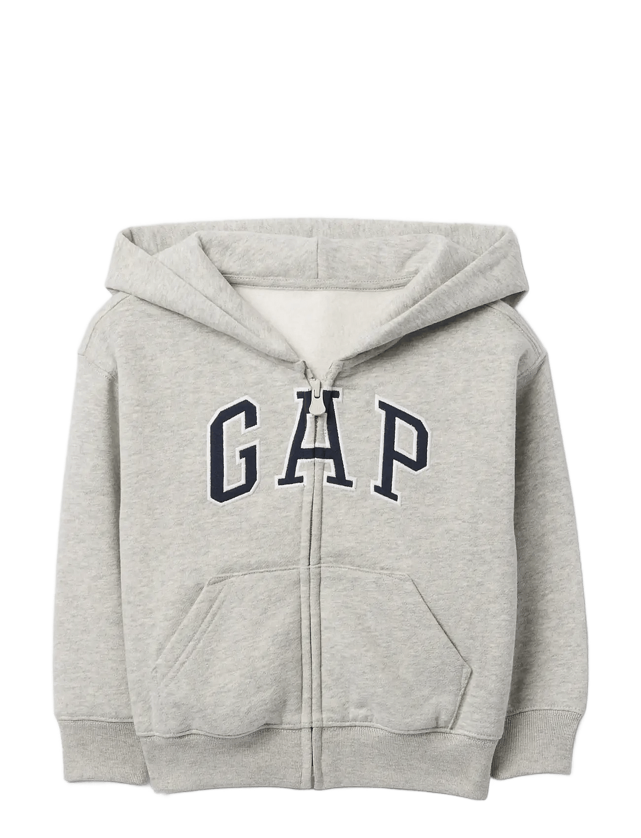 GAP Baby & Toddler Vintagesoft Logo Zip Hoodie | Grey | 110