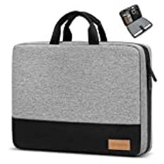 Bagasin Laptop Sleeve Bag, 17 17,3 tum TSA Laptop Väska Skyddsfodral Vattentät med 4-lagers skydd, datorbärväska för HP, Dell, Lenovo, Asus Notebook