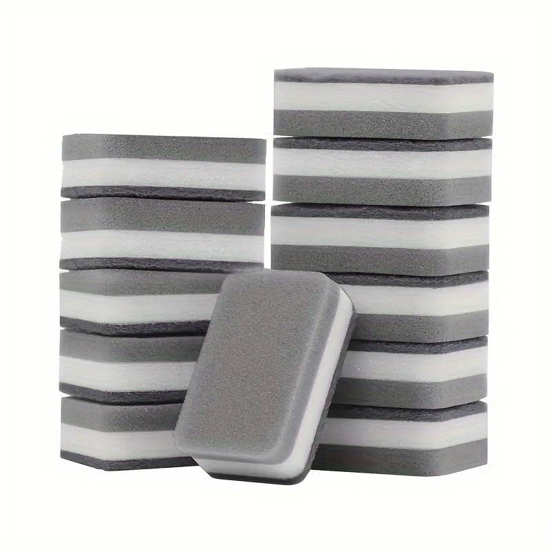 TEMU 12/24pcs, Cleaning Sponge, Dish Scrubbing Brush, Pot Scrubber, Scouring Pads, Cleaning Tools, Kitchen Additions, Kitchen Gadgets, Cleaning Stuff