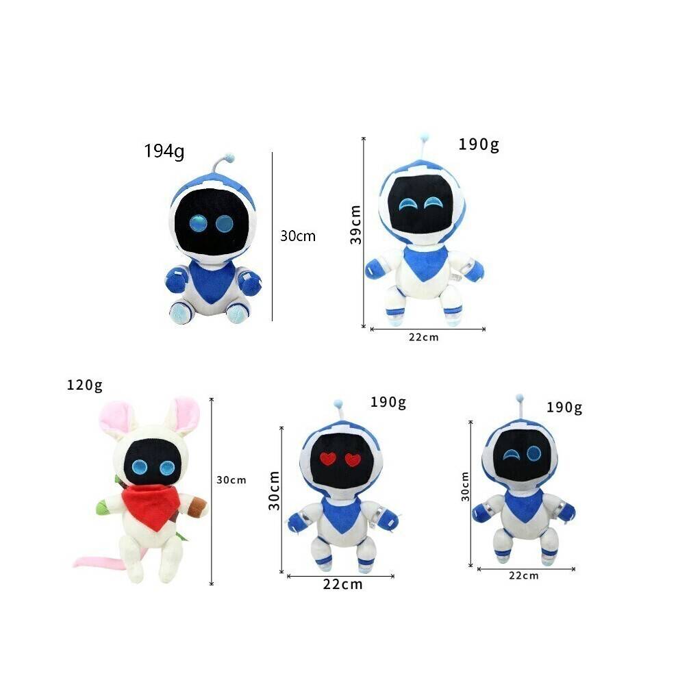 (5st 13)Spel Astro Bots stoppad docka leksak Astrobot kuddsamling modell stoppad docka leksak för barn