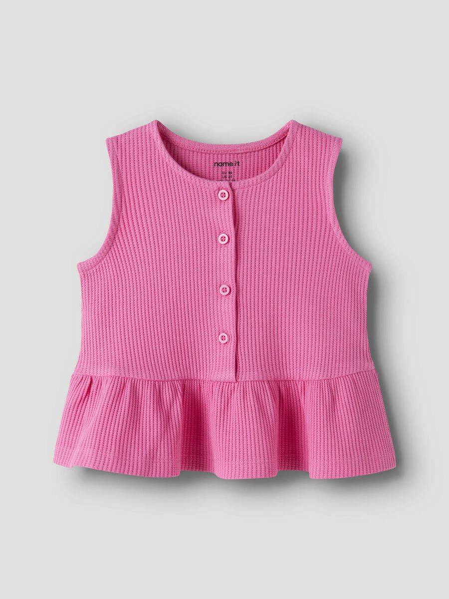 Ekologisk Bomull Topp - Rosa - 104
