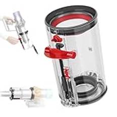 Fictezlove dammbehållare för Dyson V11 V15 SV14 SV15 SV22 behållare tillbehör dammsugare, soptunna dammlåda bygggrupp artikelnummer 970050-01 och 965443-01