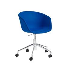 HAY About A Chair AAC53 Kontorstol - Divina Stof - Divina 756 (blå) som vist / hvid