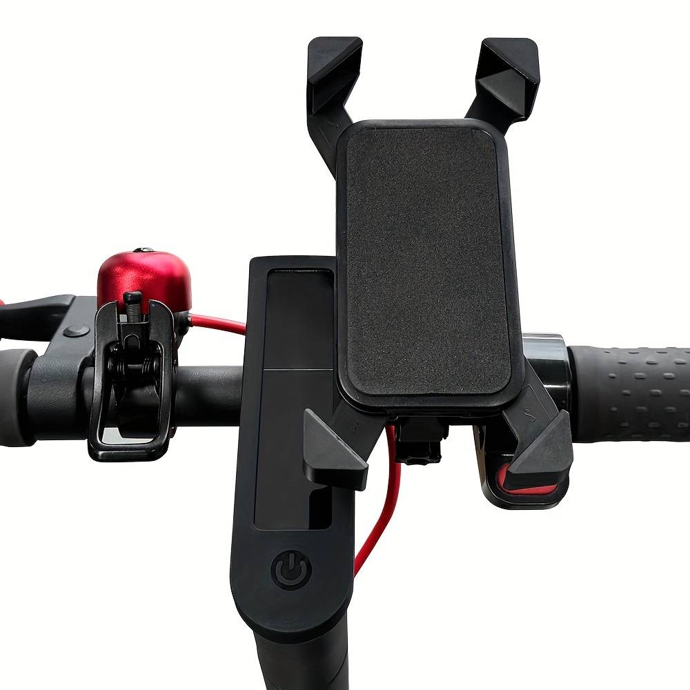 TEMU Universal 360-degree Rotatable And Telescopic Four-claw Phone Mount For Electric Scooters, Motorcycles, And Mountain Bikes - Navigation Phone Accessory