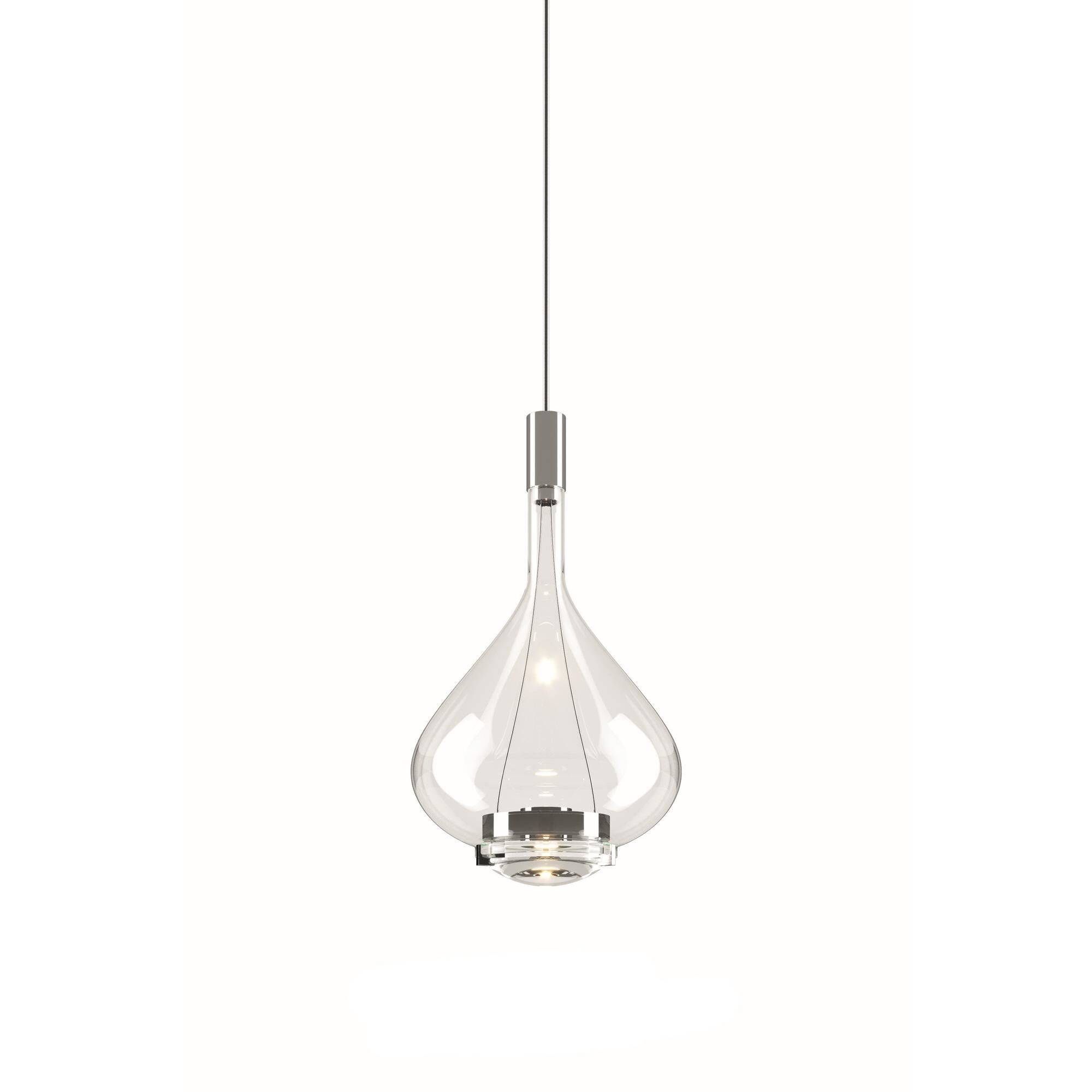 Sky-Fall Taklampa Medium 2700K Krom/ Transparent - Krom / Klart