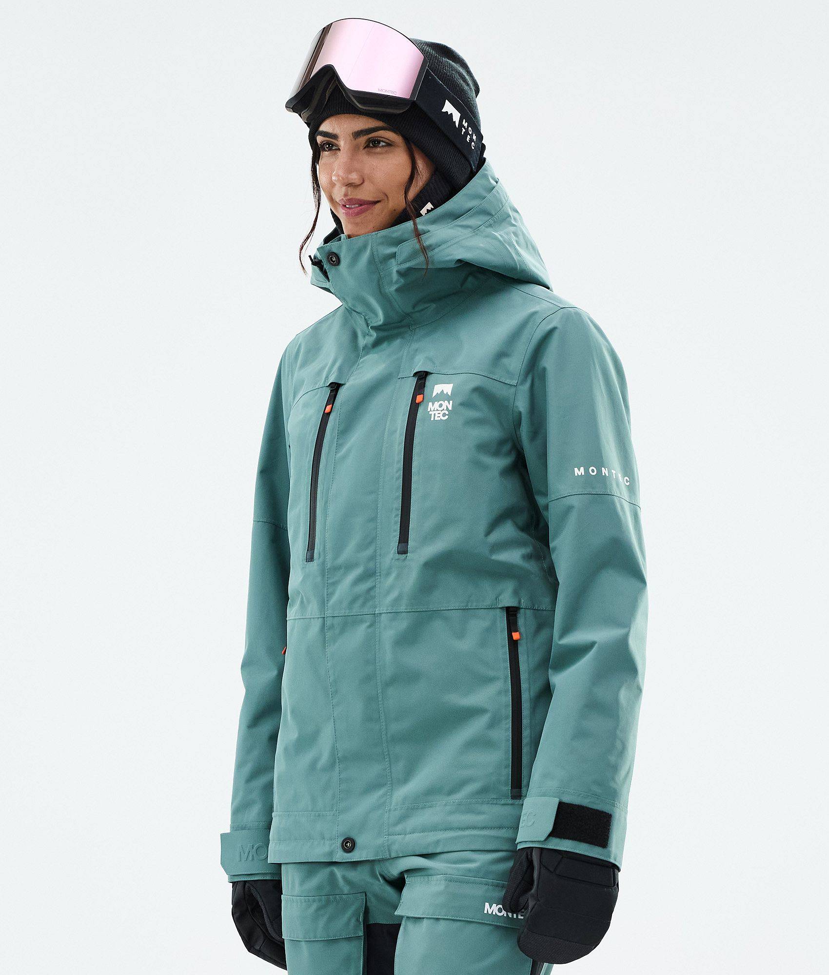 Montec Fawk W Snowboardjacka Kvinna - Atlantic - Grön
