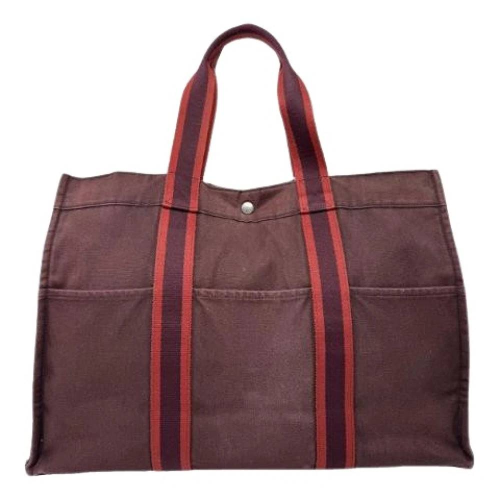 Hermès Vintage Pre-owned Vintage Tote Bag - Vintage - Dame - Rød - ONE SIZE -