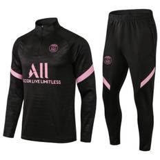 Paris, Atletico Madrid, Inter Milan, Liverpool, Marseille Brasilien Langærmet trøje, voksen og børne træningsdragt, fodboldtrøjesæt black fourteen