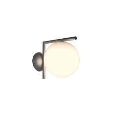 Flos - IC Lights Ceiling/Wall 2 Outdoor/Indoor, Brushed Stainless Steel - Udendørs væglamper - designer_michael_anastassiades - Sølv