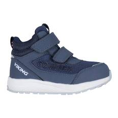Viking Kängor - Bouncy Mid GTX 2V - Dark Blue - Viking - 33 - Kängor
