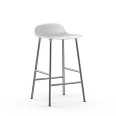 Normann Copenhagen Form Barstol White Chrome