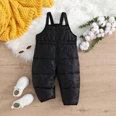 Nyfödd baby pojke varm fleece huva jumpsuit lämplig för höst och vinter utomhusaktiviteter, skidåkning - Multifärgad (6-9M,9-12M,12-18M,18-24M,2-3Y,0-1M,1-3M,3-6M)