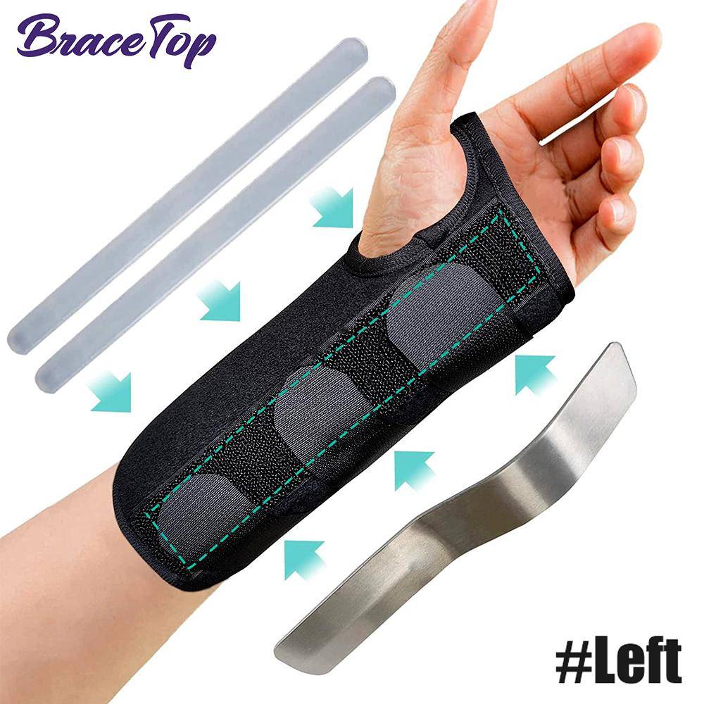 Adjustable Wrist Brace For Carpal Tunnel Relief Night Support With 3 Stays Unisex Hand Splint