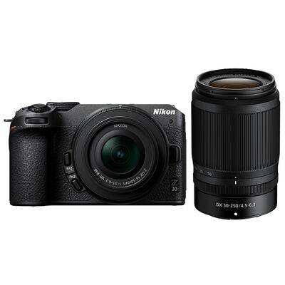 Nikon Z30 + Nikkor Z DX 16-50mm f/3.5-6.3 VR + Nikkor Z DX 50-250mm f/4.5-6.3 VR double zoom kit