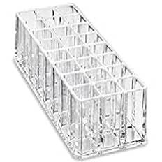 Swiixxer Akryl Reseparfymhållare Beauty Scent Holder 24 Space Clear Tall Organisation Container Storage