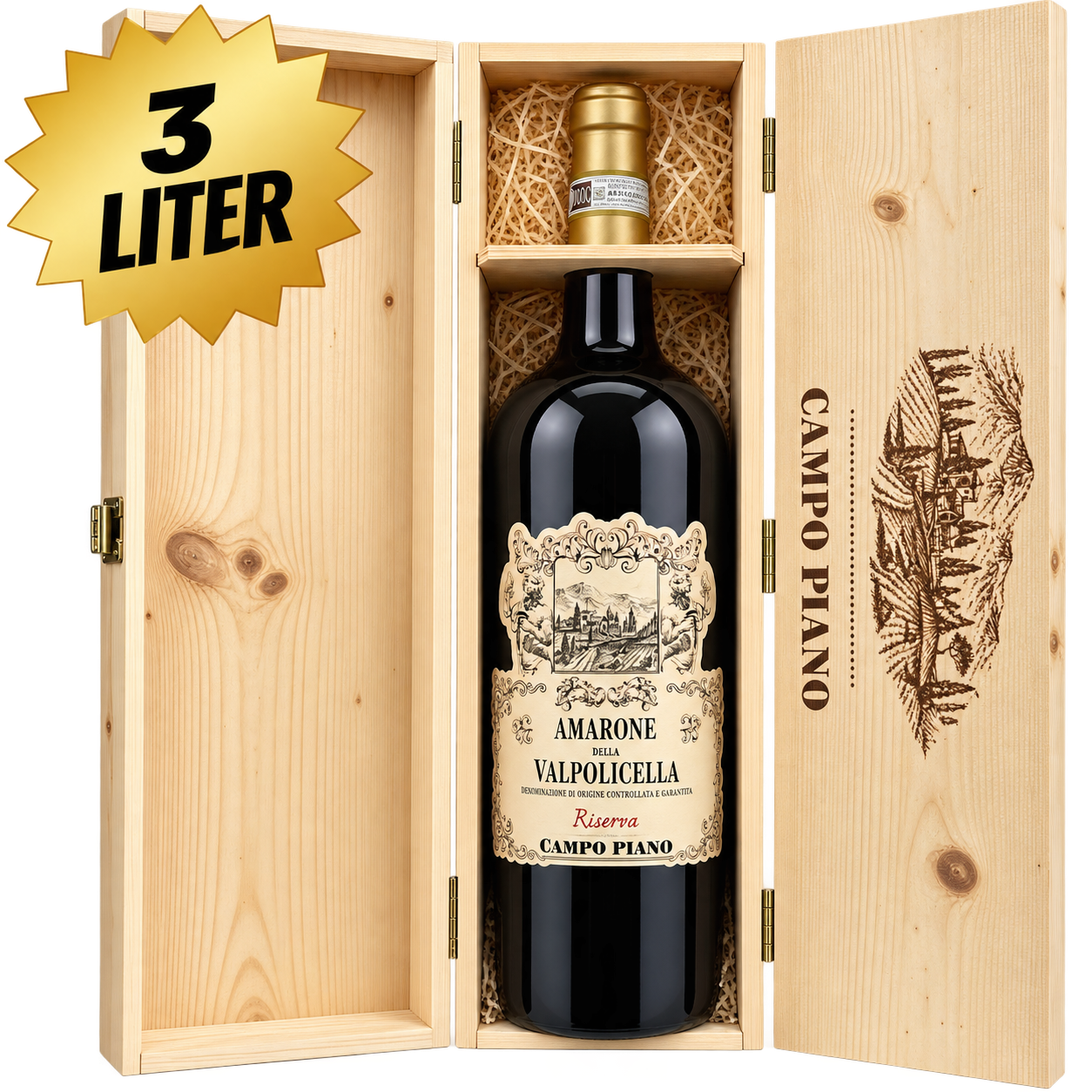 3 LITERS Amarone della Valpolicella Riserva 17% Campo Piano | 300 CL..