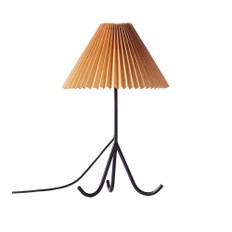 Dusty Deco - Geraldine Table Lamp Waxed Paper Shade, On Off Switch - Bordlamper - Edin & Lina Kjellvertz - Sort