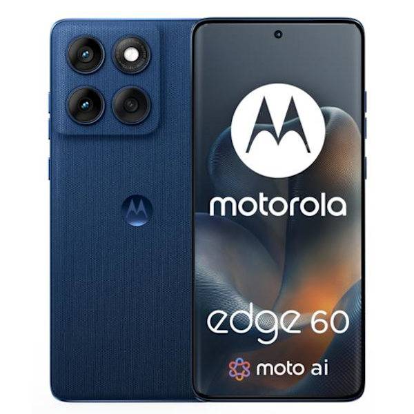 MOTOROLA Edge 60 5G Smartphone 12 GB/256 GB Blå