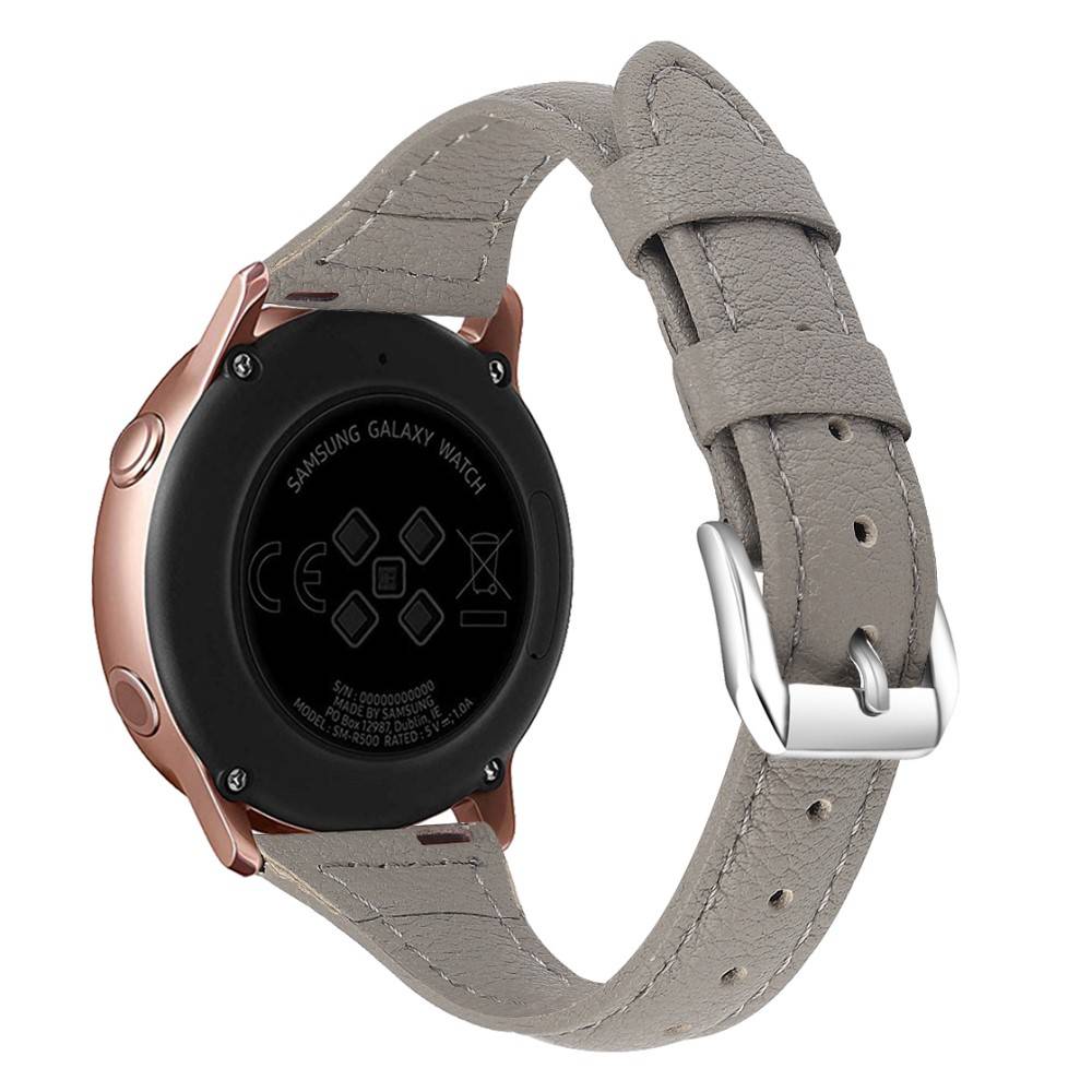 Garmin Forerunner 70 Smalt armband i äkta läder, Grå