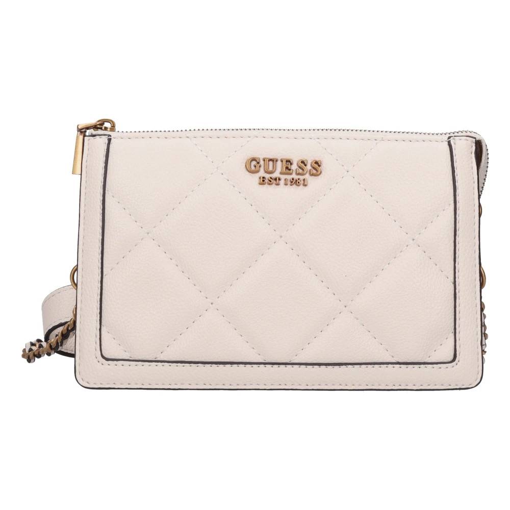 Guess Faux Leather Crossbody Taske - Tasker - Dame - Beige - ONE SIZE - Uld