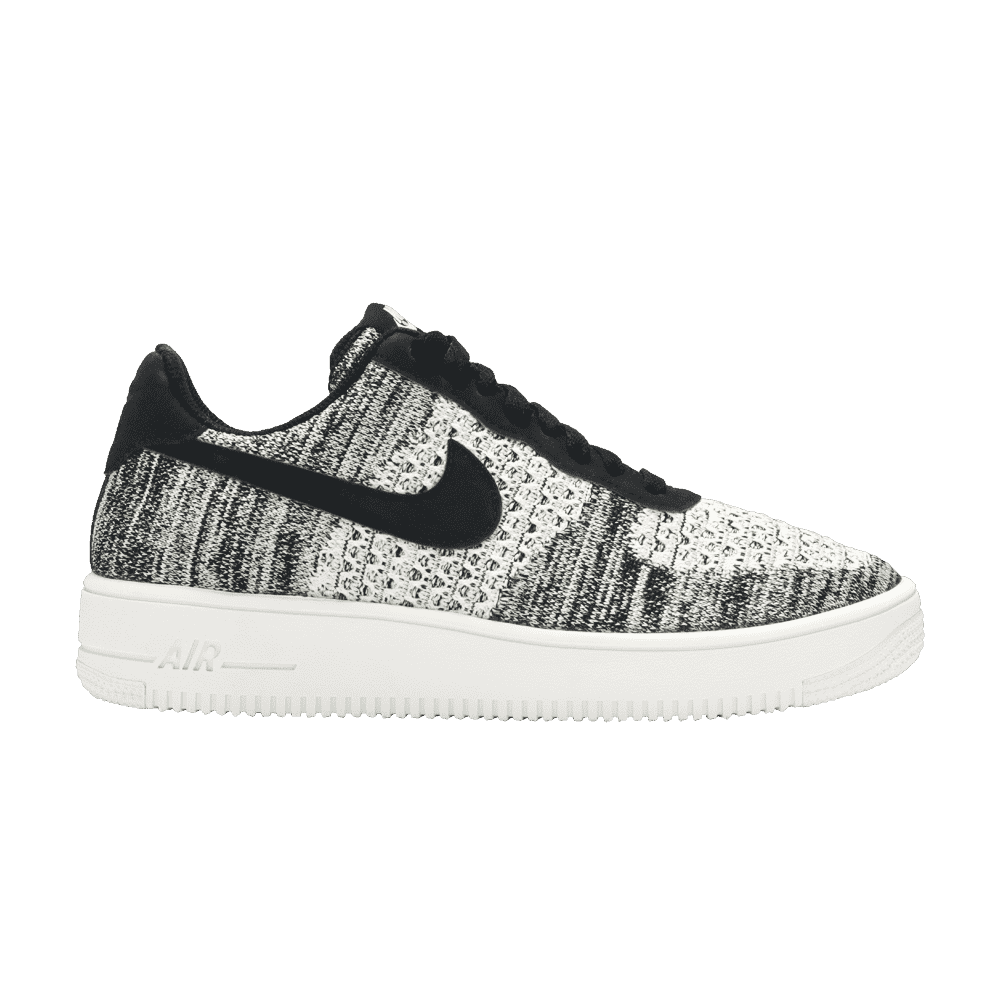 Nike Air Force 1 Flyknit 2 Black Pure Platinum