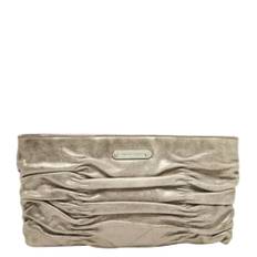 Michael Kors Pre-owned, Pre-owned, Dame, Grå, ONE SIZE, Tyl, Pre-owned Laeder clutches