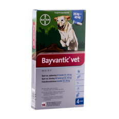 Bayvantic Vet. hund 25-40 kg, 4x4,0ml