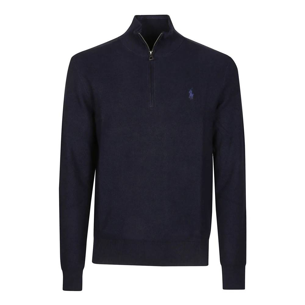 Polo Ralph Lauren - Half Zip Sweater Stickade Tröjor - Herr - S -
