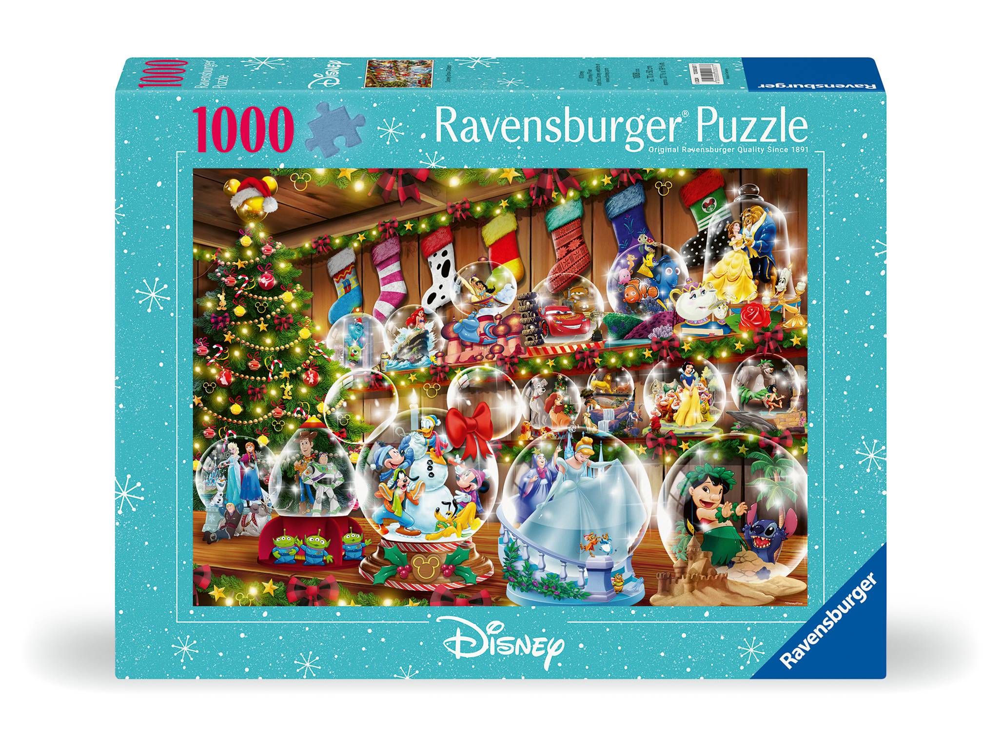 Pussel Disney Christmas 1000 bitar, Ravensburger