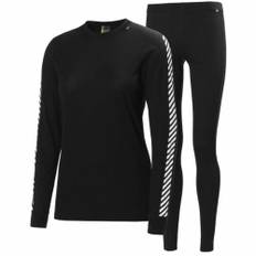 Helly Hansen W HH Dry 2-pack - Skiundertøj Sæt Dame, Black / M