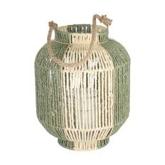 CASA Living Lanterne - H 30 cm - Papirflet - Grøn