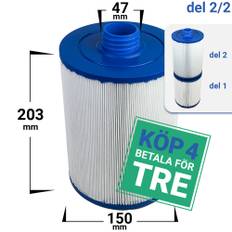 (Del 2) 4-pack passar bl.a. Alps | Elite | Denform | Swimspa | m.fl