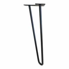 Bordben – Hairpin – 51 cm – Sort – 2 rod