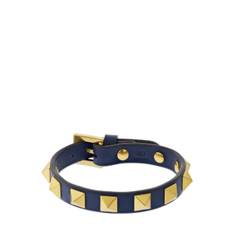 Rockstud Leather Belt Bracelet