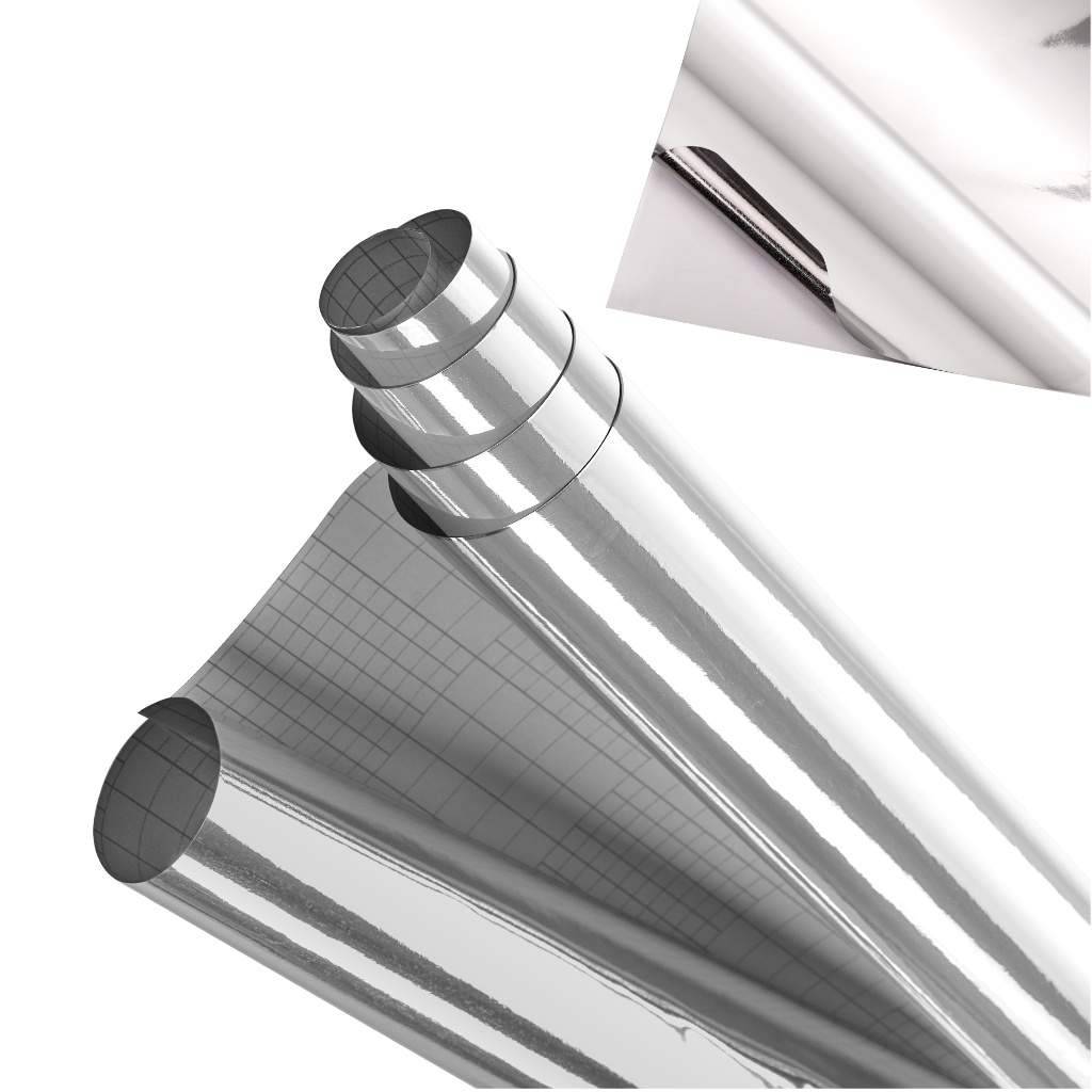 Krom Spegelrullfilm Silver 1,52x18m – Elegant Dekor