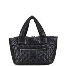 Chanel Vintage, Pre-owned, Dame, Sort, ONE SIZE, Nylon, Pre-owned Canvas chanel-tasker