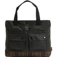 Field Waxed Tote Bag - Sage - One Size