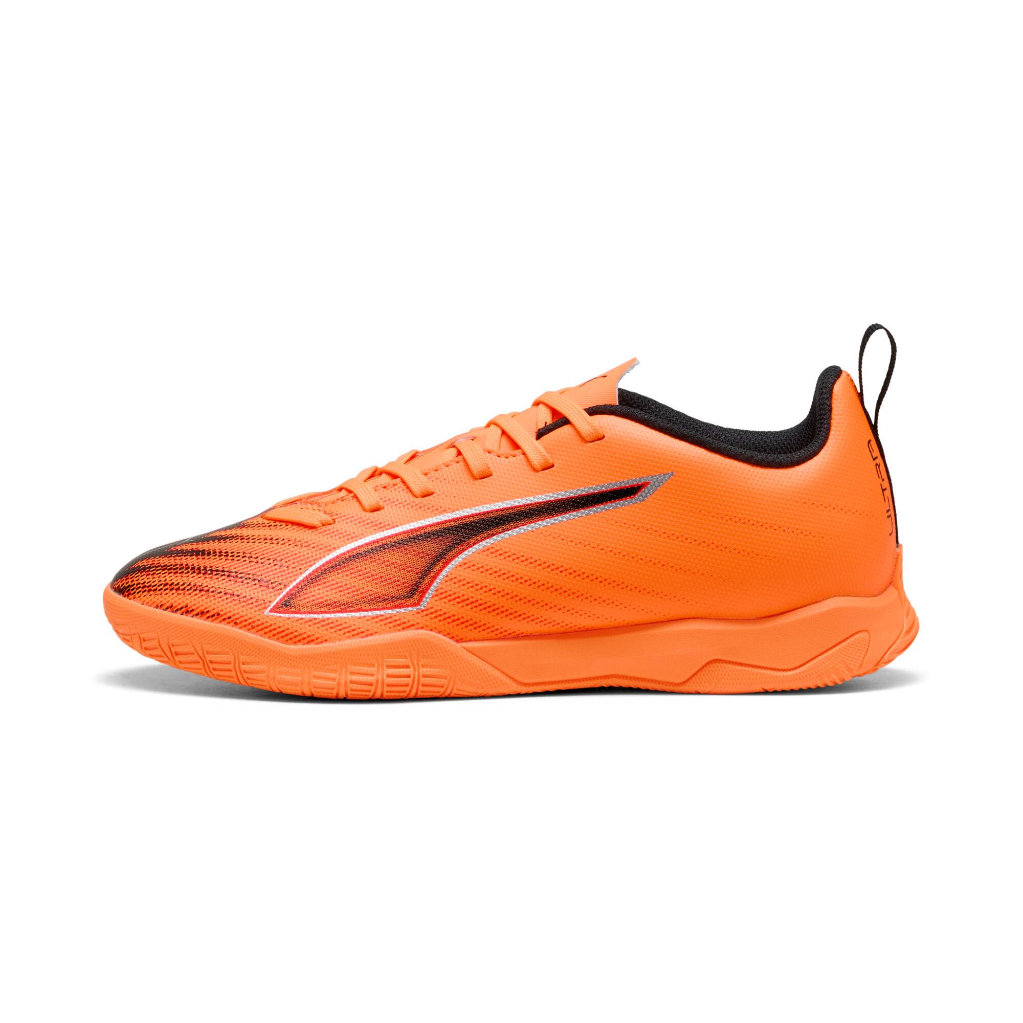PUMA ULTRA 6 PLAY Futsal Boots Youth, Shoes, Heat Fire/Black/Glowing Red, 28